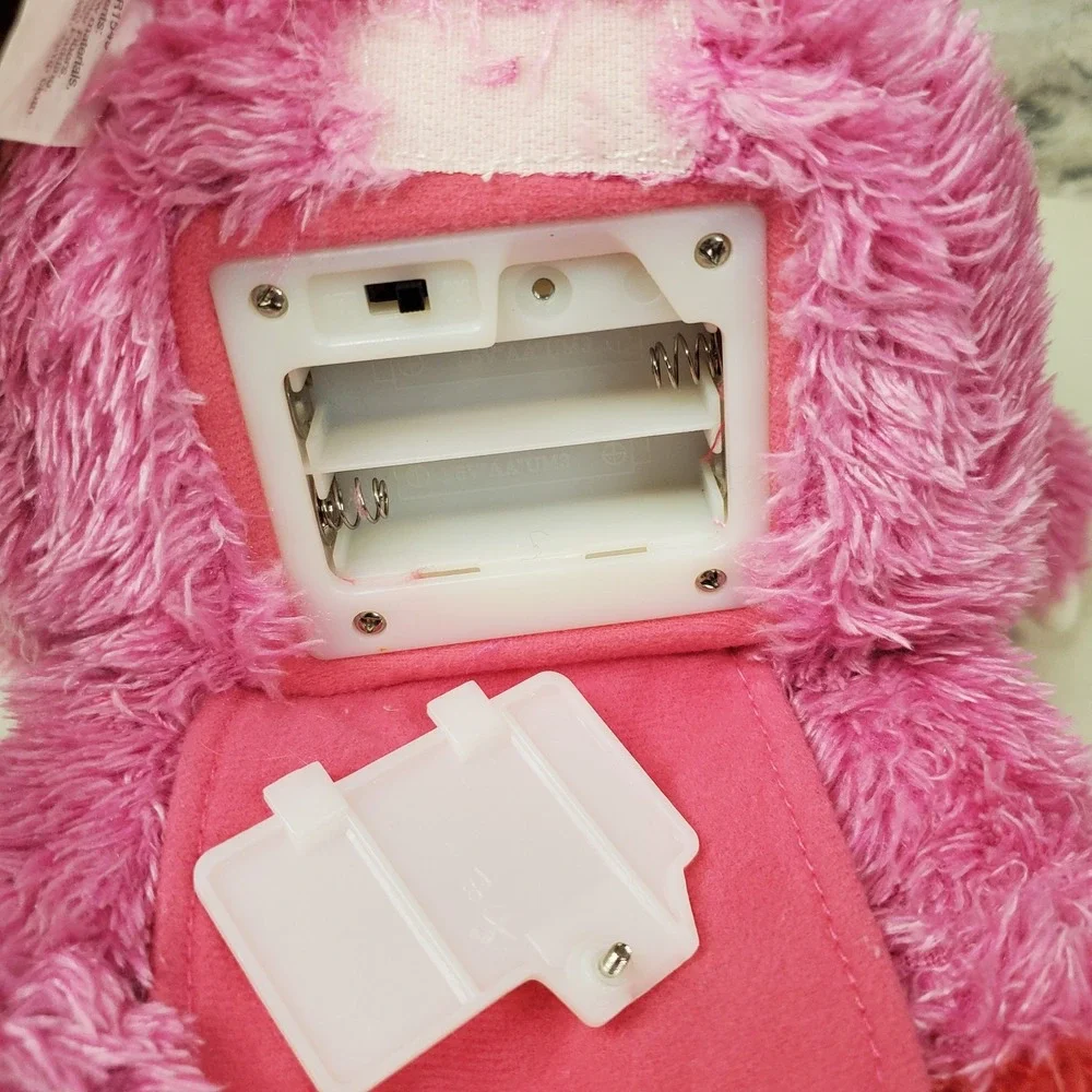 Hallmark Bernice Pink Dragon Sound & Motion Singing Stuffed Plush Wings Move